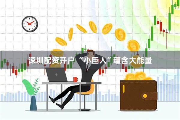 深圳配资开户 “小巨人”蕴含大能量